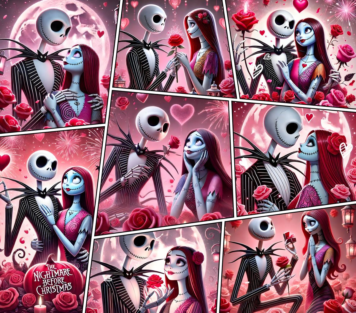 Custom Tumblrs/ Nightmare before Christmas Wraps